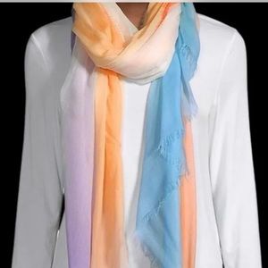 LA FIORENTINA
Dip Dye Cashmere-Blend Scarf